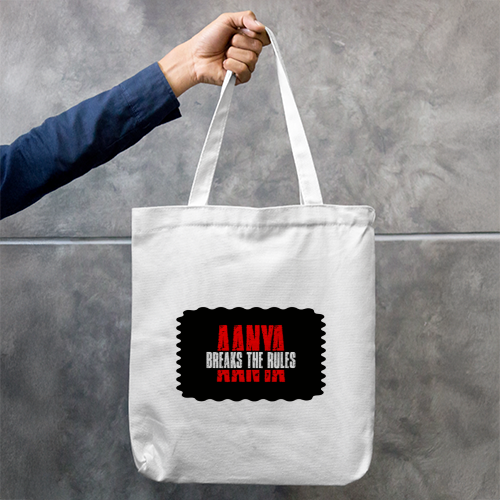 Tote Bag Zipper | Unisex | 100% Cotton Canvas | Printing, Embroidery | Zipper Closure, Long Handle | Everyday Carry | Personalized | Embroidery | DTG | Bold Typography | Individuality | Defiance | Everyday | Empowering