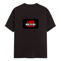 Classic Crew T-Shirt | Men's Regular Fit | 180 GSM Bio-Washed Cotton | DTG Print Ready | Double-Stitched & Ribbed Neck | Personalized | DTG | Bold Typography | Individuality | Defiance | Everyday | Empowering - back - Coffee Brown - mockup 2
