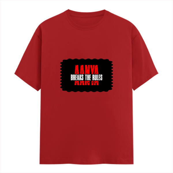 Men's Classic Crew T-Shirt | Regular Fit | 180 GSM Bio-Washed Cotton | DTF Print Ready | Pre-Shrunk, Durable | Personalized | DTF | Bold Typography | Individuality | Defiance | Everyday | Empowering