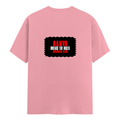 Men's Classic Crew T-Shirt | Regular Fit | 180 GSM Bio-Washed Cotton | DTF Print Ready | Pre-Shrunk, Durable | Personalized | DTF | Bold Typography | Individuality | Defiance | Everyday | Empowering - back - Flamingo - mockup 2