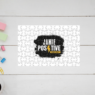 Jigsaw Puzzle | 120 Pieces A4 Size | Recycled Paper Semi-Gloss Finish | Engaging Entertainment Brain Booster | Unisex All Ages | Personalized | Grunge | Positive Affirmations | Self-belief | Everyday | Assertive - front - mockup 1
