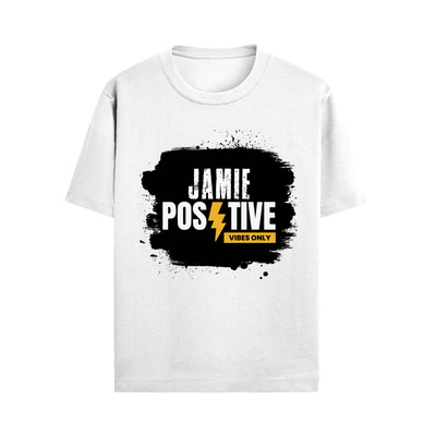 Male Standard Crew T-Shirt | Regular Fit | 100% Cotton (180 GSM) | DTG Print | Durable & Comfortable | Adult | Personalized | DTG | Grunge | Positive Affirmations | Self-belief | Everyday | Assertive - front - White - mockup 1