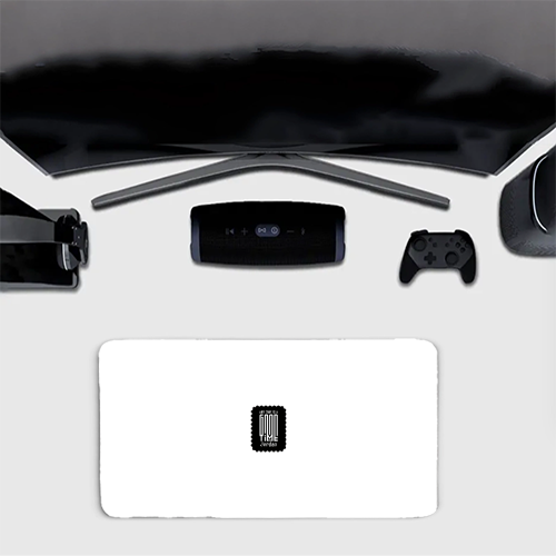 Gaming Pad | Extended 60x30cm & 80x33cm | Sublimation Print | 3mm Thick, Skid-Proof Grip, Stitched Edges | Unisex | Personalized | Monochromatic | Good Times | Everyday | Positive - front_80x33cm - mockup 1