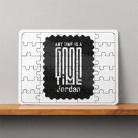 MDF Wooden Puzzles | 6x8 Inch | 30 Pieces | Durable MDF | Glossy Finish | Sublimation Print | Lightweight | Waterproof | Fade-Proof | Unisex | Personalized | Monochromatic | Good Times | Everyday | Positive