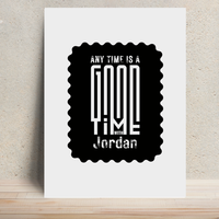 Metal Posters | 8x11.7 & 11.7x15.7 in | 1mm Thick Metal | Magnetic Mount, Waterproof, Glossy Finish | Unisex Home Decor | Personalized | Monochromatic | Good Times | Everyday | Positive