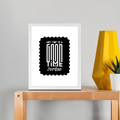 Framed Poster | Multiple Sizes | 300 GSM Art Paper | Laminated, Fade-Proof, 1-inch Frame | Unisex Home Decor | Personalized | DTG | Monochromatic | Good Times | Everyday | Positive - front_8x10In - 8x10In - mockup 2