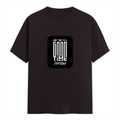 Men's Classic Crew T-Shirt | Regular Fit | 180 GSM Bio-Washed Cotton | DTF Print Ready | Pre-Shrunk, Durable | Personalized | DTF | Monochromatic | Good Times | Everyday | Positive - front - Coffee Brown - mockup 1