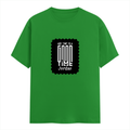 Men's Classic Crew T-Shirt | Regular Fit | 180 GSM Bio-Washed Cotton | DTF Print Ready | Pre-Shrunk, Durable | Personalized | DTF | Monochromatic | Good Times | Everyday | Positive - front - Flag Green - mockup 1