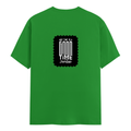 Men's Classic Crew T-Shirt | Regular Fit | 180 GSM Bio-Washed Cotton | DTF Print Ready | Pre-Shrunk, Durable | Personalized | DTF | Monochromatic | Good Times | Everyday | Positive - back - Flag Green - mockup 2