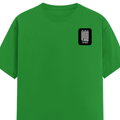 Men's Classic Crew T-Shirt | Regular Fit | 180 GSM Bio-Washed Cotton | DTF Print Ready | Pre-Shrunk, Durable | Personalized | DTF | Monochromatic | Good Times | Everyday | Positive - left pocket - Flag Green - mockup 3