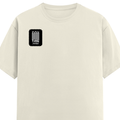 Men's Classic Crew T-Shirt | Regular Fit | 180 GSM Bio-Washed Cotton | DTF Print Ready | Pre-Shrunk, Durable | Personalized | DTF | Monochromatic | Good Times | Everyday | Positive - right pocket - Off White - mockup 4