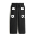 Sweatpants | Unisex | Cotton-Rich Terry | DTG Printing | Casual & Streetwear | Personalized | DTG | Bold Typography | Self-identity | Everyday | Confident - front - Black - mockup 1