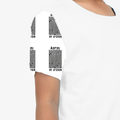 Kids Sports T-Shirt | Unisex Fit | 170 GSM Polyester | Sublimation Printed | Breathable & Fade-Proof | Boys & Girls | Personalized | Bold Typography | Self-identity | Everyday | Confident - right sleeve - White - mockup 5
