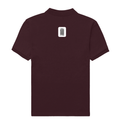 Men's Polo Shirt | Regular Fit | 220 GSM Bio-Washed Cotton | Double Stitched, Pre-Shrunk, Colorfast | For Him | Personalized | DTG | Bold Typography | Self-identity | Everyday | Confident - back - Maroon - mockup 1