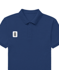 Men's Polo Shirt | Regular Fit | 220 GSM Bio-Washed Cotton | Double Stitched, Pre-Shrunk, Colorfast | For Him | Personalized | DTG | Bold Typography | Self-identity | Everyday | Confident - right pocket - Royal Blue - mockup 3