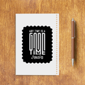 Sketchbook | A5 Spiral Bound | Digital Print Cover | 140 GSM Paper | Unisex | Personalized | Bold Typography | Friendship | Love | Everyday | Joyful - back - White - mockup 2