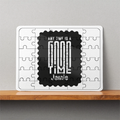 MDF Wooden Puzzles | 6x8 Inch | 30 Pieces | Durable MDF | Glossy Finish | Sublimation Print | Lightweight | Waterproof | Fade-Proof | Unisex | Personalized | Bold Typography | Friendship | Love | Everyday | Joyful - front - White - mockup 1