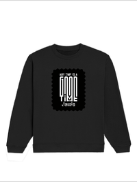 Oversized Sweatshirt | Roomy Relaxed Fit | 400 GSM Cotton Blend | Pre-Shrunk Drop Shoulder | Unisex Adult | Personalized | DTG | Bold Typography | Friendship | Love | Everyday | Joyful
