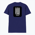 Men's V-Neck T-Shirt | Regular Fit | 180 GSM Bio-Washed Cotton | DTG Print | Durable | Personalized | DTG | Bold Typography | Friendship | Love | Everyday | Joyful - back - Royal Blue - mockup 2
