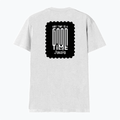 Men's V-Neck T-Shirt | Regular Fit | 180 GSM Bio-Washed Cotton | DTG Print | Durable | Personalized | DTG | Bold Typography | Friendship | Love | Everyday | Joyful - back - White - mockup 2