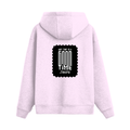 Oversized Hoodie | Relaxed Fit, Drop-Shoulder | 400 GSM Fabric | Warm, Durable | Unisex | Personalized | DTF | Bold Typography | Friendship | Love | Everyday | Joyful - back - Light Baby Pink - mockup 2