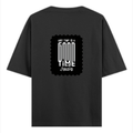 Oversized Standard T-Shirt | Unisex Relaxed Fit | 100% Super Combed Cotton DTG | Soft, Breathable & Durable | Adult | Personalized | DTG | Bold Typography | Friendship | Love | Everyday | Joyful - back - Black - mockup 2