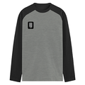 Male Raglan T-Shirt | Men's Regular Fit | 180 GSM Bio-Washed Cotton Blend | DTG Printed | Durable & Pre-Shrunk | Personalized | DTG | Bold Typography | Friendship | Love | Everyday | Joyful - left pocket - mockup 3