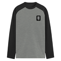 Male Raglan T-Shirt | Men's Regular Fit | 180 GSM Bio-Washed Cotton Blend | DTG Printed | Durable & Pre-Shrunk | Personalized | DTG | Bold Typography | Friendship | Love | Everyday | Joyful - right pocket - mockup 4