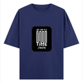 Oversized Classic T-Shirt | Unisex Fit | 100% Super-Combed Cotton | Pre-Shrunk, Double-Stitched | Adults | Personalized | DTF | Bold Typography | Friendship | Love | Everyday | Joyful - front - Royal Blue - mockup 1