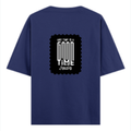 Oversized Classic T-Shirt | Unisex Fit | 100% Super-Combed Cotton | Pre-Shrunk, Double-Stitched | Adults | Personalized | DTF | Bold Typography | Friendship | Love | Everyday | Joyful - back - Royal Blue - mockup 2