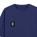 Oversized Classic T-Shirt | Unisex Fit | 100% Super-Combed Cotton | Pre-Shrunk, Double-Stitched | Adults | Personalized | DTF | Bold Typography | Friendship | Love | Everyday | Joyful - left pocket - Royal Blue - mockup 3