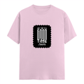 Classic Crew T-Shirt | Men's Regular Fit | 180 GSM Bio-Washed Cotton | DTG Print Ready | Double-Stitched & Ribbed Neck | Personalized | DTG | Bold Typography | Friendship | Love | Everyday | Joyful - front - Light Baby Pink - mockup 1