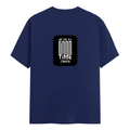 Classic Crew T-Shirt | Men's Regular Fit | 180 GSM Bio-Washed Cotton | DTG Print Ready | Double-Stitched & Ribbed Neck | Personalized | DTG | Bold Typography | Friendship | Love | Everyday | Joyful - back - Royal Blue - mockup 2