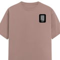 Classic Crew T-Shirt | Men's Regular Fit | 180 GSM Bio-Washed Cotton | DTG Print Ready | Double-Stitched & Ribbed Neck | Personalized | DTG | Bold Typography | Friendship | Love | Everyday | Joyful - left pocket - Mushroom - mockup 3