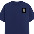 Classic Crew T-Shirt | Men's Regular Fit | 180 GSM Bio-Washed Cotton | DTG Print Ready | Double-Stitched & Ribbed Neck | Personalized | DTG | Bold Typography | Friendship | Love | Everyday | Joyful - left pocket - Royal Blue - mockup 3