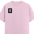 Classic Crew T-Shirt | Men's Regular Fit | 180 GSM Bio-Washed Cotton | DTG Print Ready | Double-Stitched & Ribbed Neck | Personalized | DTG | Bold Typography | Friendship | Love | Everyday | Joyful - right pocket - Light Baby Pink - mockup 4