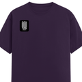 Classic Crew T-Shirt | Men's Regular Fit | 180 GSM Bio-Washed Cotton | DTG Print Ready | Double-Stitched & Ribbed Neck | Personalized | DTG | Bold Typography | Friendship | Love | Everyday | Joyful - right pocket - Purple - mockup 4