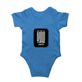 Rompers | Regular Fit Baby & Toddler | Bio-Washed Cotton | Double Stitched, Pre-Shrunk | Unisex | Personalized | DTG | Bold Typography | Friendship | Love | Everyday | Joyful - back - Orchid Blue - mockup 2