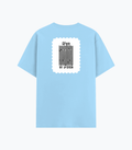 Cotton Stretch T-Shirt | Unisex Adult | 95% Cotton 5% Spandex Blend | 240 GSM, Breathable, Flexible | DTF Print Ready | Personalized | DTF | Typographic | Design | Everyday | Confident - back - Baby Blue - mockup 2