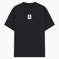 Basic T-Shirt | Unisex XS-2XL | Poly-Cotton Blend | Soft Finish & Durable | Everyday Wear | Personalized | DTG | Typographic | Design | Everyday | Confident - front - Black melange - mockup 1