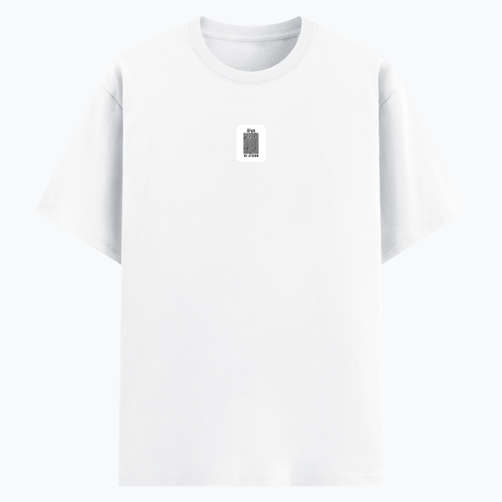 Basic T-Shirt | Unisex XS-2XL | Poly-Cotton Blend | Soft Finish & Durable | Everyday Wear | Personalized | DTG | Typographic | Design | Everyday | Confident - front - White - mockup 1
