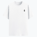 Basic T-Shirt | Unisex XS-2XL | Poly-Cotton Blend | Soft Finish & Durable | Everyday Wear | Personalized | DTG | Typographic | Design | Everyday | Confident - left pocket - White - mockup 3