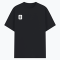 Basic T-Shirt | Unisex XS-2XL | Poly-Cotton Blend | Soft Finish & Durable | Everyday Wear | Personalized | DTG | Typographic | Design | Everyday | Confident - right pocket - Black melange - mockup 4
