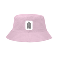 Classic Bucket Hat | Unisex Heavy Cotton | DTG Printed | Sun Protection & Comfort | Men & Women | Personalized | DTG | Typographic | Design | Everyday | Confident - front - Light Baby Pink - mockup 1