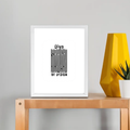 Framed Poster | Multiple Sizes | 300 GSM Art Paper | Laminated, Fade-Proof, 1-inch Frame | Unisex Home Decor | Personalized | DTG | Typographic | Design | Everyday | Confident - front_8x10In - 8x10In - mockup 2
