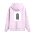 Oversized Hoodie | Unisex Relaxed Fit | 400 GSM Cotton Blend | DTG Printed | Drop Shoulder, Pre-Shrunk | Adults | Personalized | DTG | Typographic | Design | Everyday | Confident - back - Light Baby Pink - mockup 2