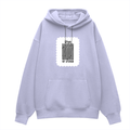 Oversized Hoodie | Relaxed Fit, Drop-Shoulder | 400 GSM Fabric | Warm, Durable | Unisex | Personalized | DTF | Typographic | Design | Everyday | Confident - front - Lavender - mockup 1