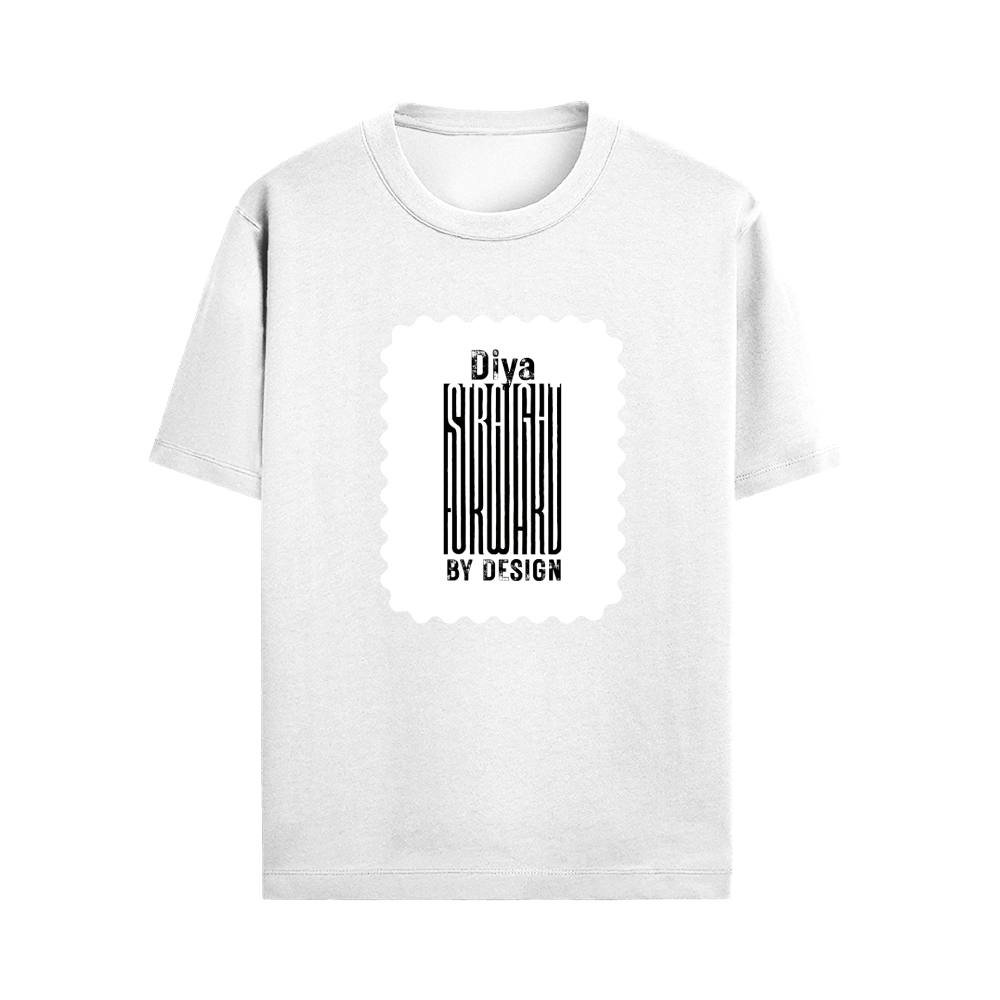 Male Standard Crew T-Shirt | Regular Fit | 100% Cotton (180 GSM) | DTG Print | Durable & Comfortable | Adult | Personalized | DTG | Typographic | Design | Everyday | Confident - front - White - mockup 1