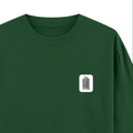 Oversized Classic T-Shirt | Unisex Oversized Fit | 100% Super-Combed Cotton | Pre-Shrunk & Ribbed Neck | Adults | Personalized | DTG | Typographic | Design | Everyday | Confident - right pocket - Bottle Green - mockup 4