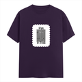 Classic Crew T-Shirt | Men's Regular Fit | 180 GSM Bio-Washed Cotton | DTG Print Ready | Double-Stitched & Ribbed Neck | Personalized | DTG | Typographic | Design | Everyday | Confident - front - Purple - mockup 1